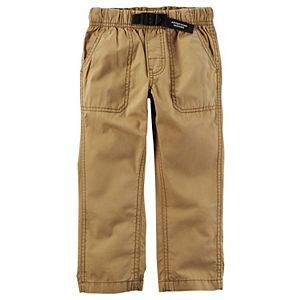 Boys 4-8 Carter's Buckled Poplin Pants