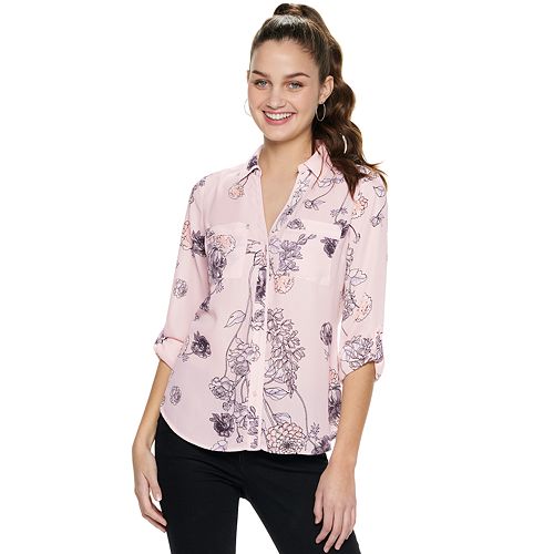 kohls white blouse