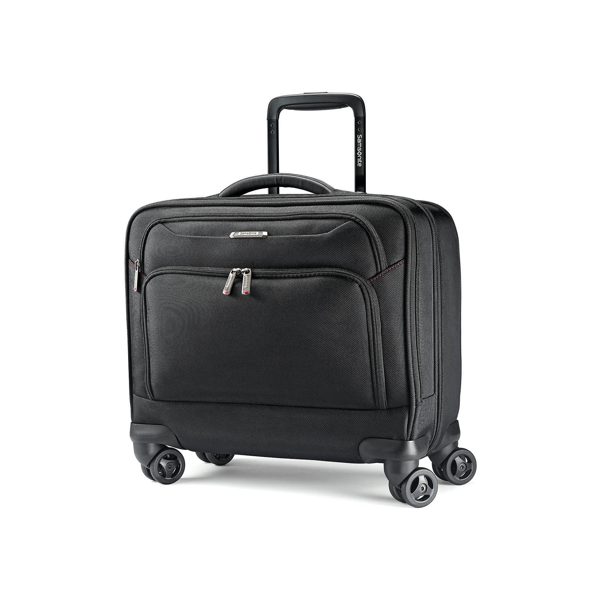 Samsonite Xenon 3 Mobile Office Spinner Briefcase, Size: XS CARRYON, Black