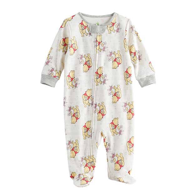 Disney Winnie The Pooh And Piglet Thermal Knit Pajama Set