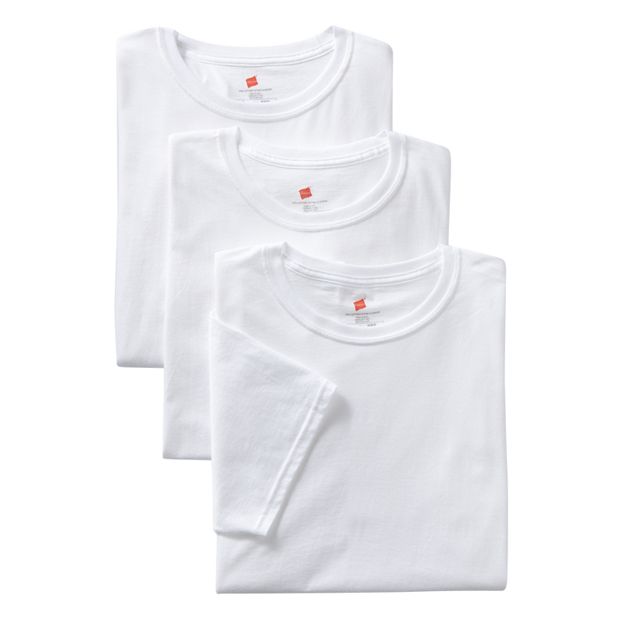 x Hanes 3 Pack White T-Shirts