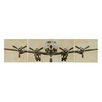 Intelligent Design Flight Time Canvas Wall Art 3 pc Set