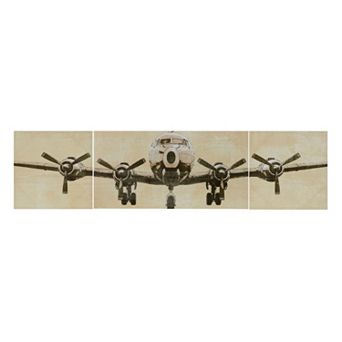 Intelligent Design Flight Time Canvas Wall Art 3 pc Set