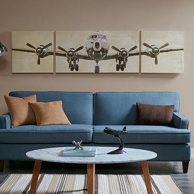 Intelligent Design Flight Time Canvas Wall Art 3-piece Set