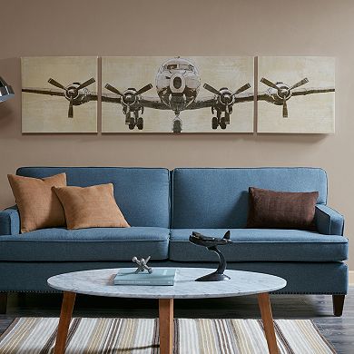 Intelligent Design Flight Time Canvas Wall Art 3-piece Set 