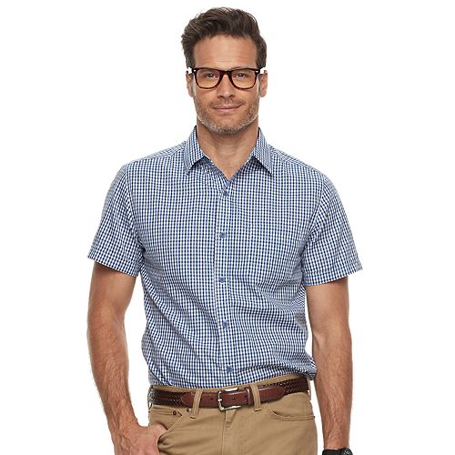 Men's Haggar Classic-Fit Button-Down Shirt