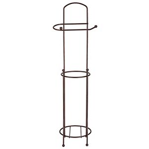 Bath Bliss Rustic Tissue Roll Holder & Storage Stand