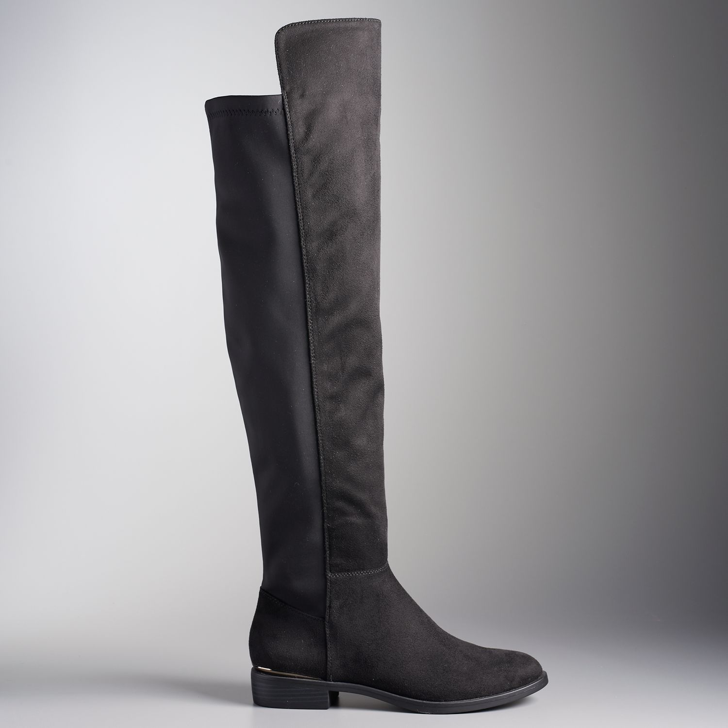 vera wang thigh high boots