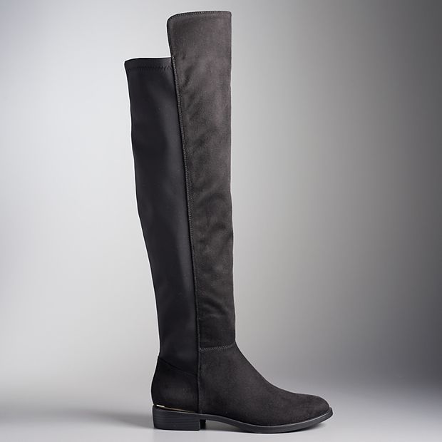 Simply Vera Vera Wang Florence Women's Over The Knee Boots