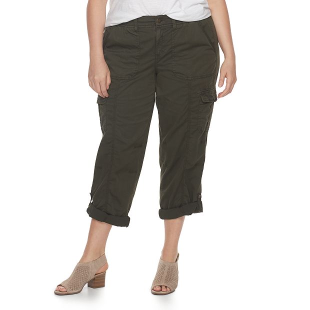 women's Sonoma Goods For Life twill capris.