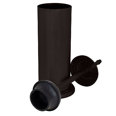 Bath Bliss Rustic Toilet Bowl Plunger & Storage Caddy