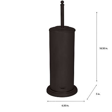 Bath Bliss Rustic Toilet Bowl Plunger & Storage Caddy