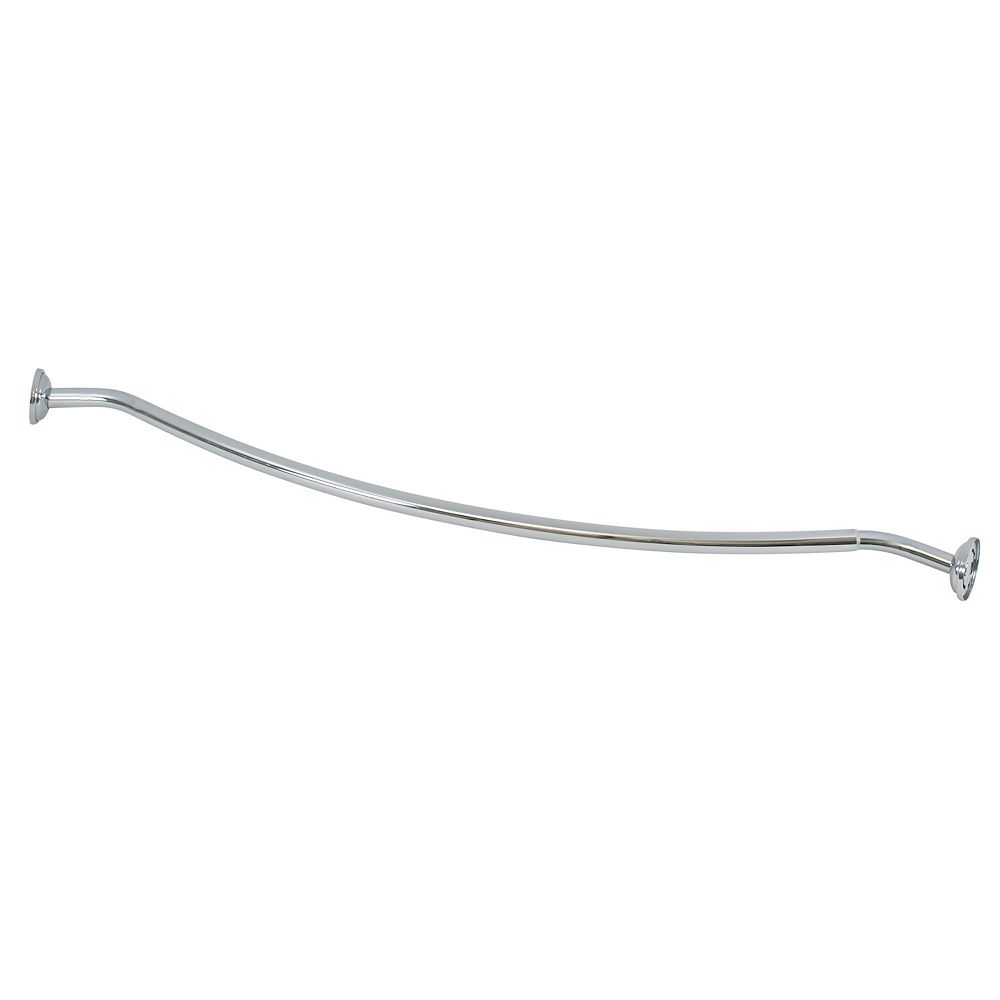 Bath Bliss Curved Shower Curtain Rod