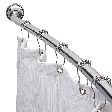 Bath Bliss Curved Shower Curtain Rod