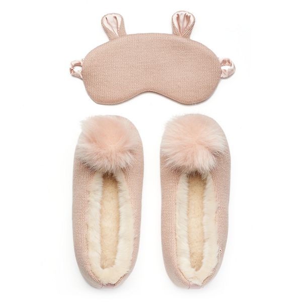 Kohls fuzzy online slippers