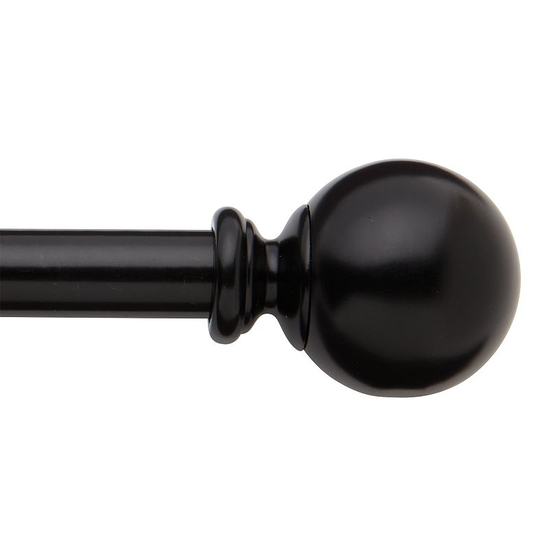 Bali 5/8  Ball Decorative Cafe Curtain Rod Set