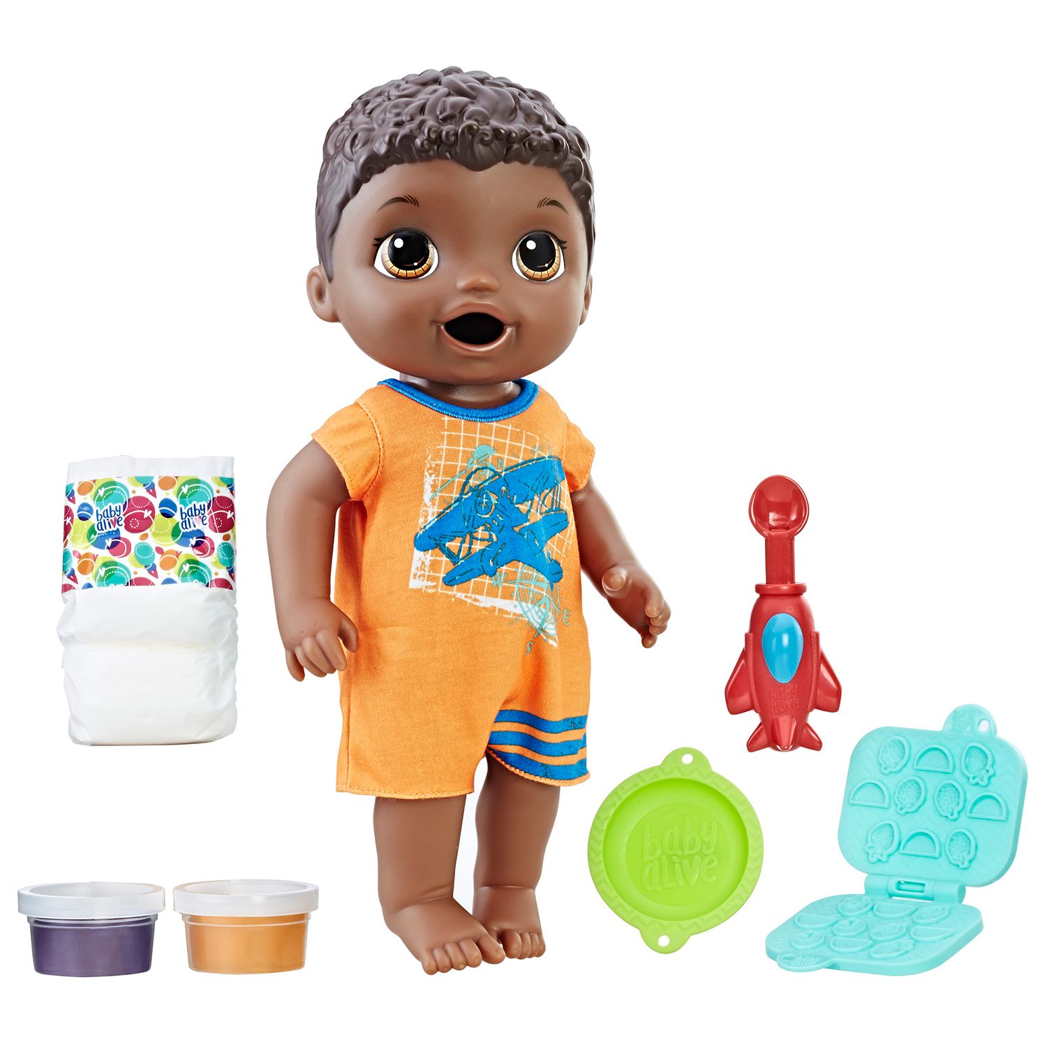 baby alive face paint fairy african american