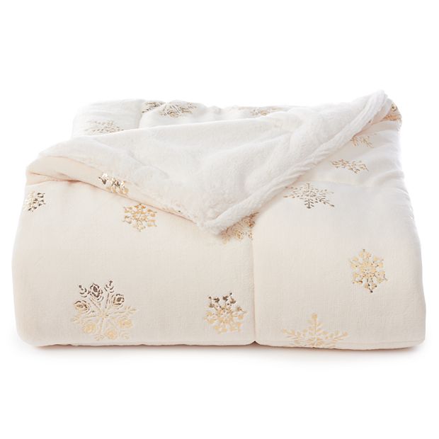 Kohls cuddl duds sherpa throw hot sale