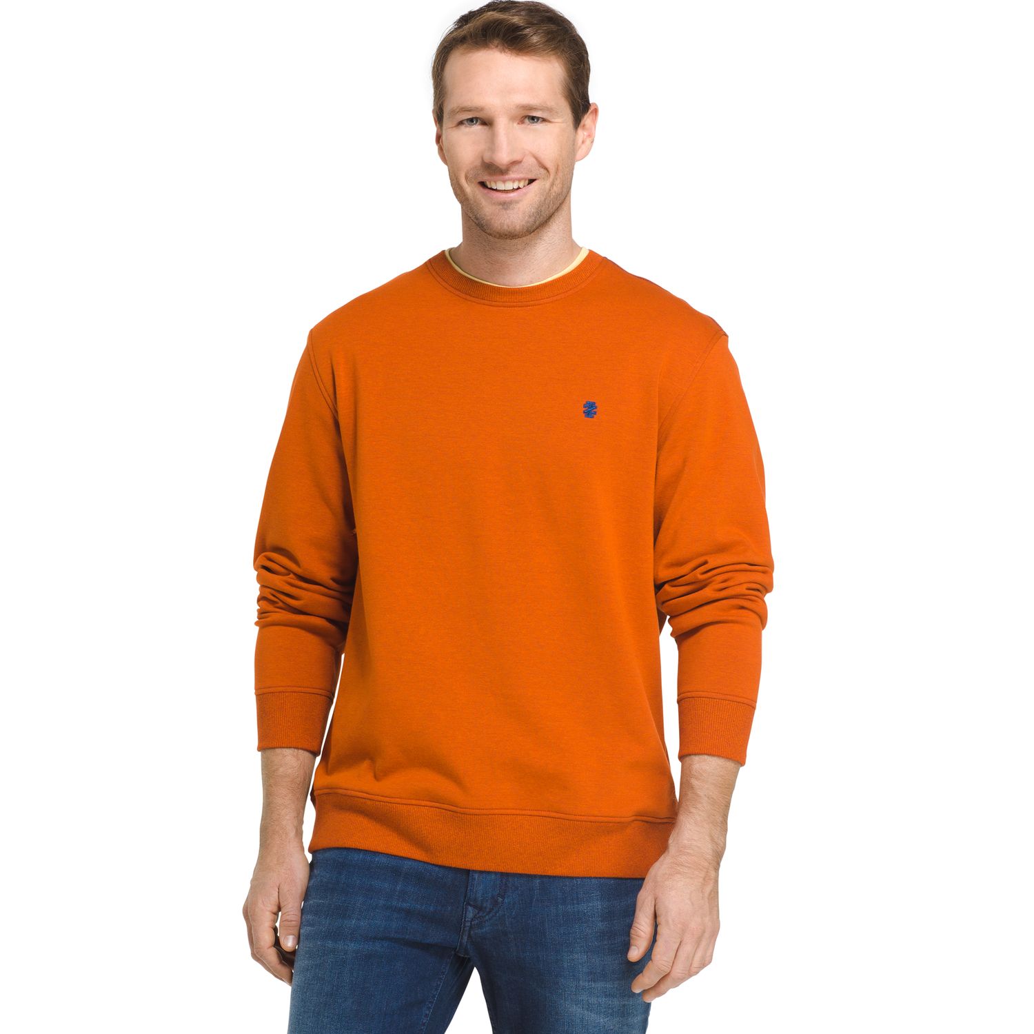 men's izod advantage sportflex performance stretch fleece sweatshirt