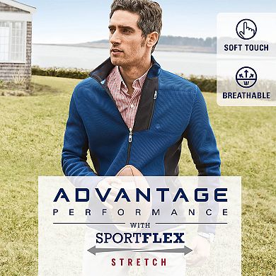Men's IZOD Advantage Regular-Fit Performance Shaker Fleece Jacket