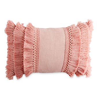 Peri Fringe Throw Pillow