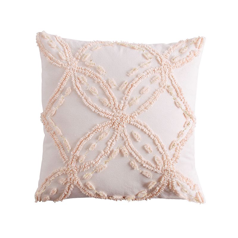 Peri Metallic Chenille Throw Pillow