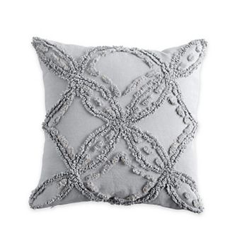 Peri Metallic Chenille Throw Pillow