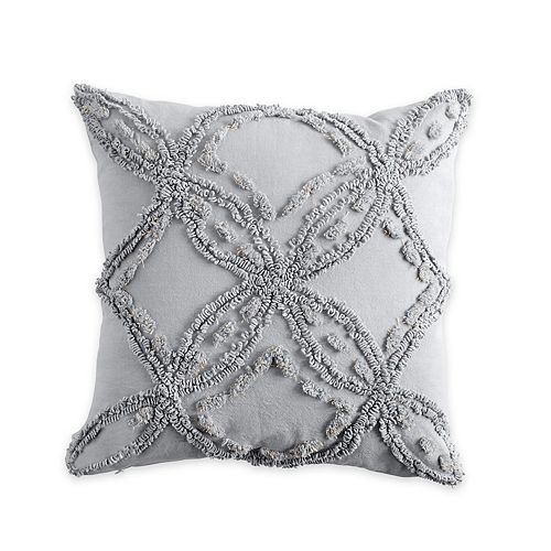 Peri Metallic Chenille Throw Pillow