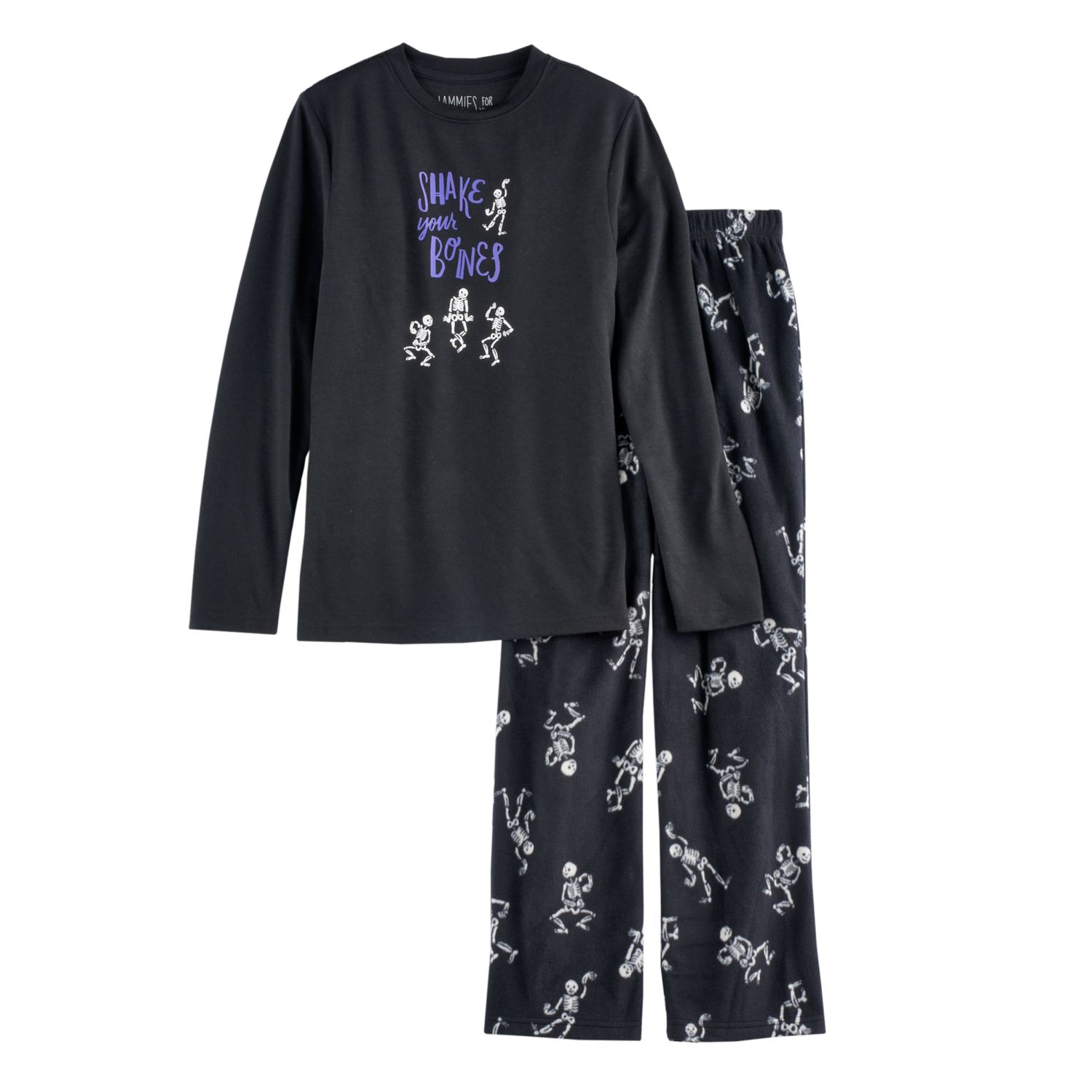baby boy skeleton pajamas