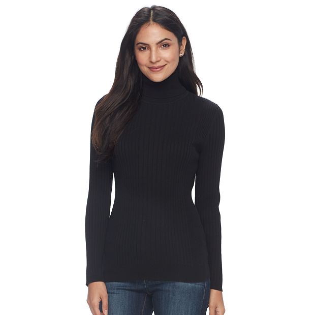 Kohls black turtleneck sale