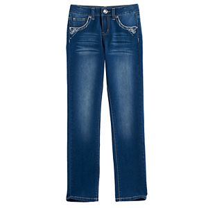 Girls 7-16 Freestyle Revolution Rhinestone Embellished Bootcut Jeans