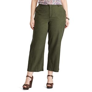 Plus Size Chaps Wide-Leg Capris