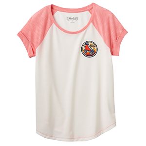 Girls Plus Size Mudd® Raglan Stitched Tee