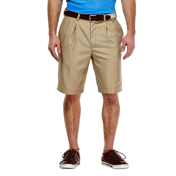 Men's Haggar Pleated Oxford Shorts