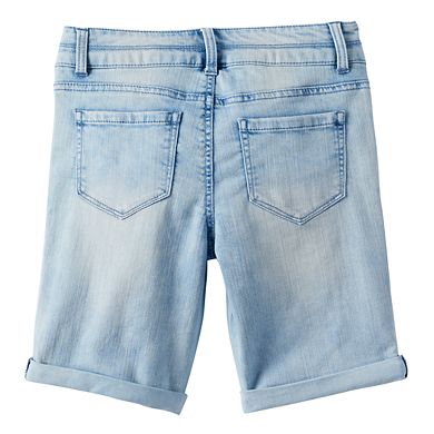 Girls 7-16 Mudd® Braided Pocket Bermuda Jean Shorts