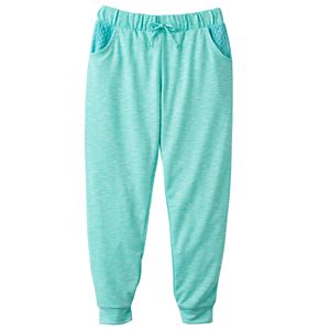 Girls 7-16 SO® Crochet Pocket Jogger Pants