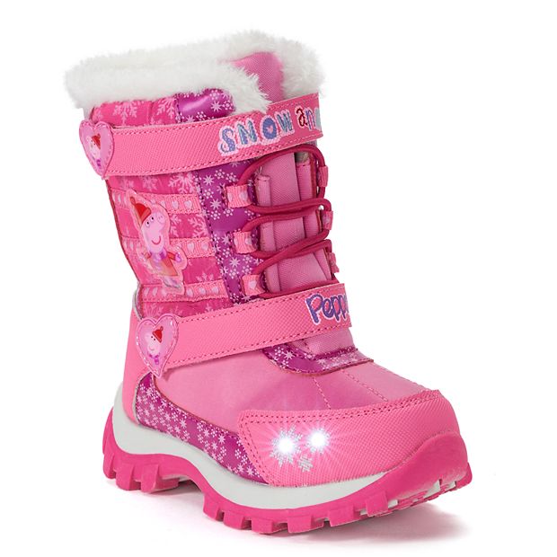 Light up toddler snow boots best sale