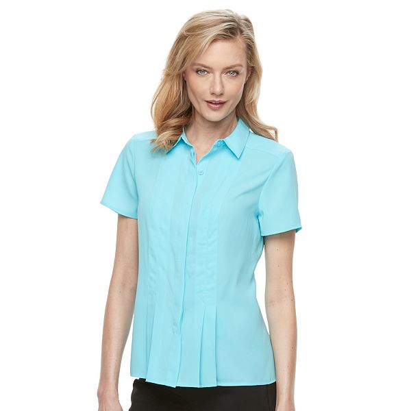 Women's Dana Buchman Pleated Blouse