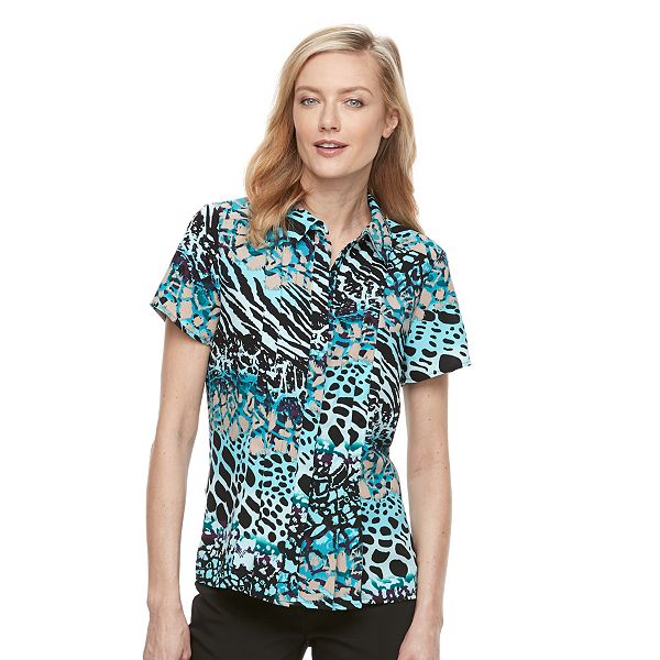 Women's Dana Buchman Pleated Blouse