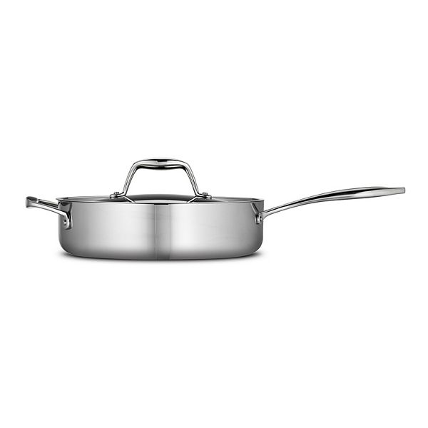 4 Qt Tri-Ply Clad Stainless Steel Covered Sauce Pan - Tramontina US