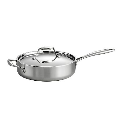 Tramontina Gourmet 3-qt. Tri-Ply Clad Deep Saute Pan