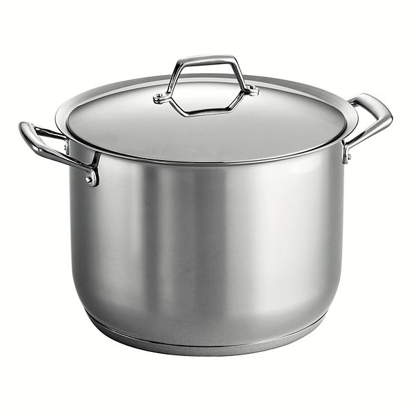 Tramontina Proline 16-Quart Stainless Steel Stock Pot with Lid