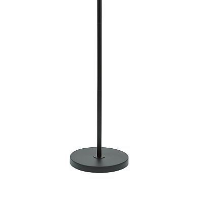 Catalina Lighting Lennon Adjustable Floor Lamp - Black & Brass