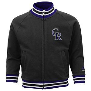 Baby Majestic Colorado Rockies Track Jacket