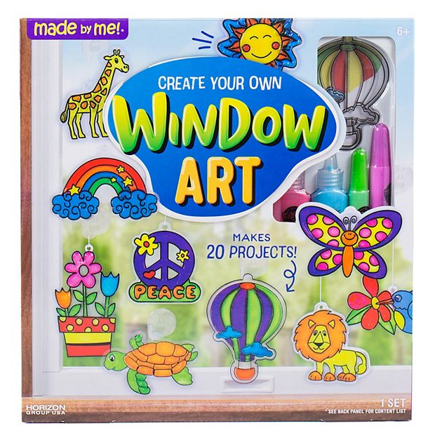 KOKO AROMA create Your Own Window glitter Paint Art Suncatcher