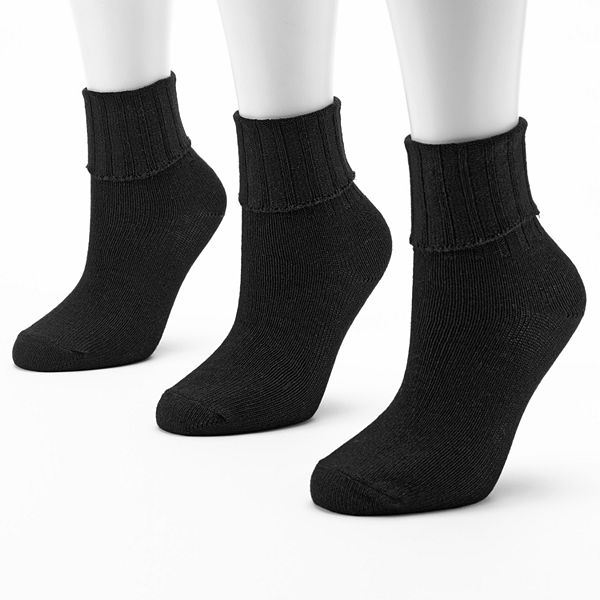 Sonoma Goods For Life® 3-pk. Ribbed Socks