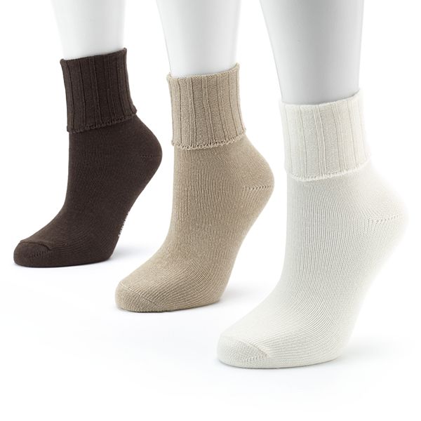 Sonoma Goods For Life® 3-pk. Ribbed Socks