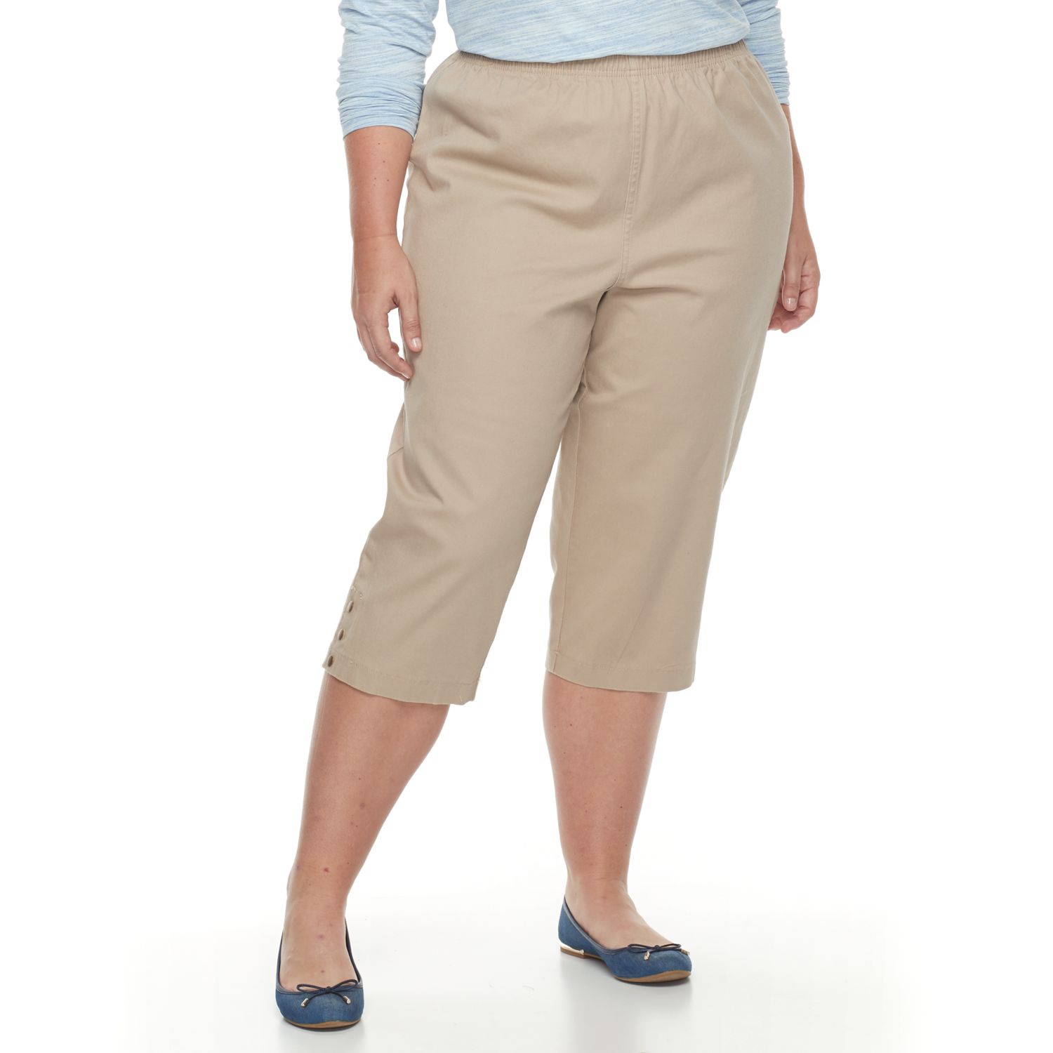 croft and barrow pull on capris