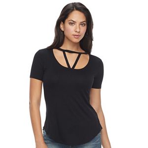 Women's Rock & Republic® Triangle Strappy Tee