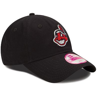 Women's New Era Cleveland Indians 9TWENTY Essential Adjustable Cap